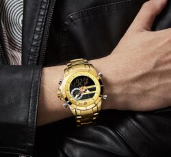 ساعة نافي فورس رجالي NF9163-G-G