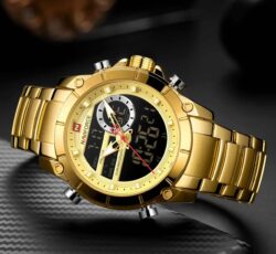 ساعة نافي فورس رجالي NF9163-G-G