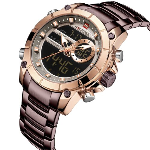 ساعة نافي فورس رجالي NF9163-RG-CE