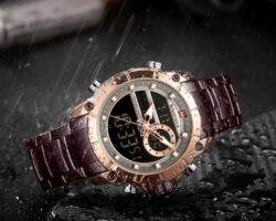 ساعة نافي فورس رجالي NF9163-RG-CE