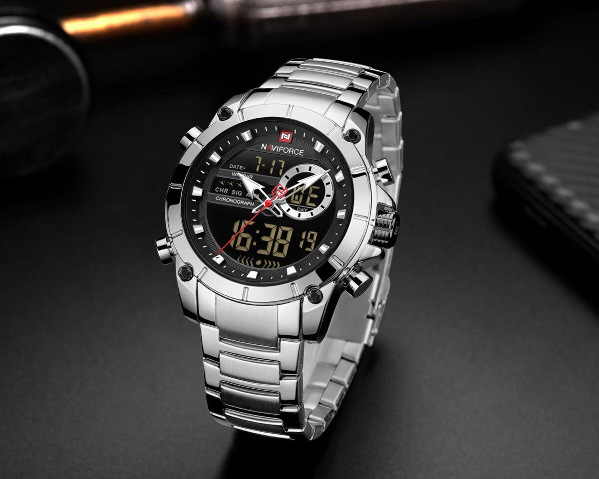 ساعة نافي فورس رجالي NF9163-S-B