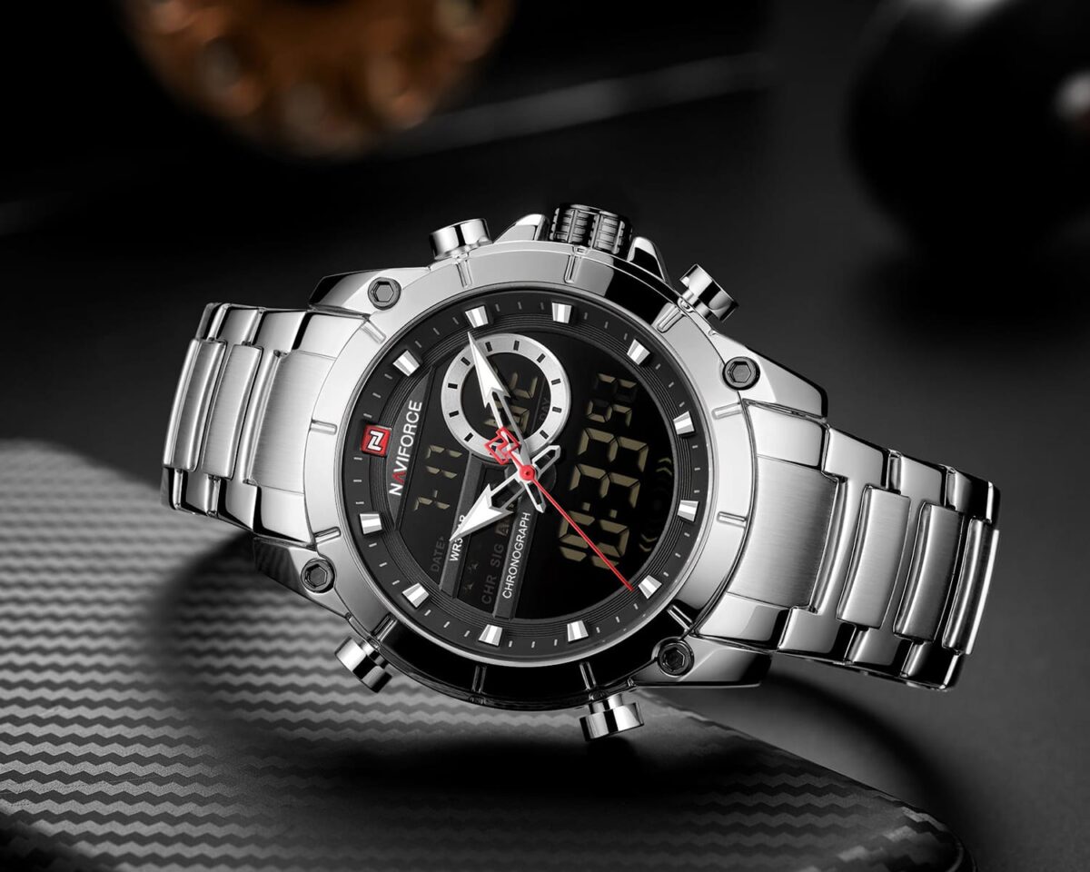 ساعة نافي فورس رجالي NF9163-S-B