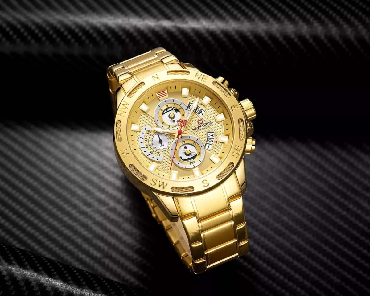 ساعة نافي فورس رجالي NF9165-G-G