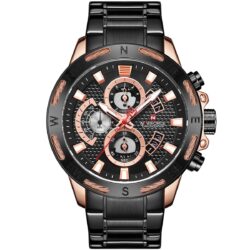 ساعة نافي فورس رجالي NF9165-RG-B