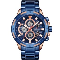 ساعة نافي فورس رجالي NF9165-RG-BE