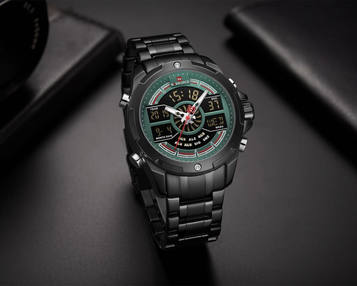 ساعة نافي فورس رجالي NF9170-B-GN