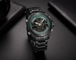 ساعة نافي فورس رجالي NF9170-B-GN