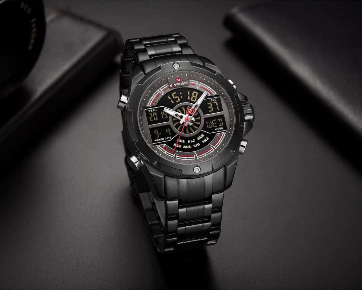 ساعة نافي فورس رجالي NF9170-B-GY