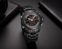 ساعة نافي فورس رجالي NF9170-B-GY