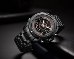 ساعة نافي فورس رجالي NF9170-B-GY