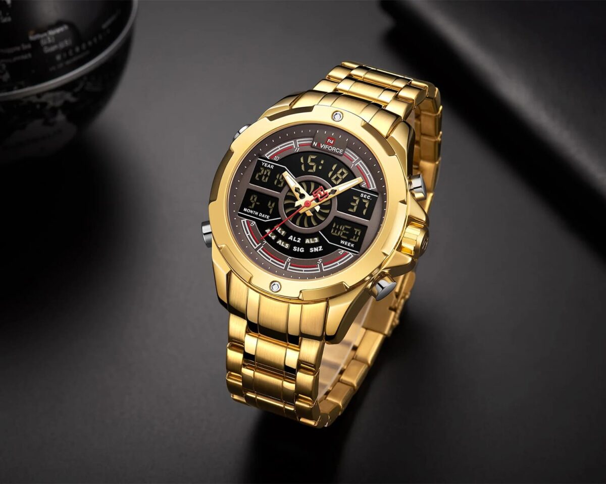 ساعة نافي فورس رجالي NF9170-G-CE