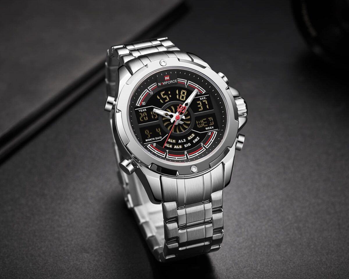 ساعة نافي فورس رجالي NF9170-S-B