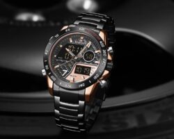 ساعة نافي فورس رجالي NF9171-RG-RG-B