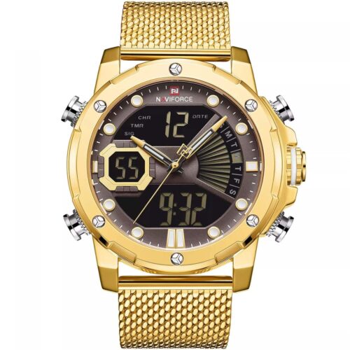 ساعة نافي فورس رجالي NF9172S-G-CE-G