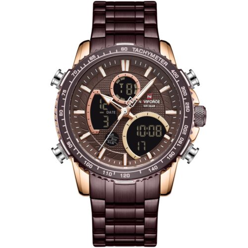 ساعة نافي فورس رجالي NF9182-RG-CE