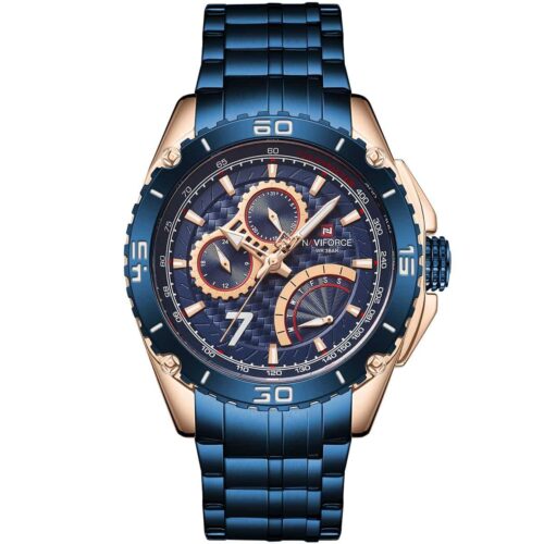 ساعة نافي فورس رجالي NF9183-RG-BE