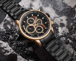 ساعة نافي فورس رجالي NF9184-RG-B