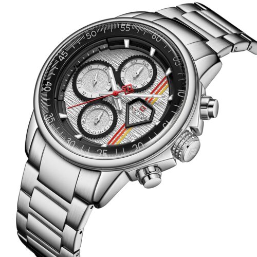 ساعة نافي فورس رجالي NF9184-S-W