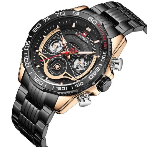 ساعة نافي فورس رجالي NF9185-RG-B