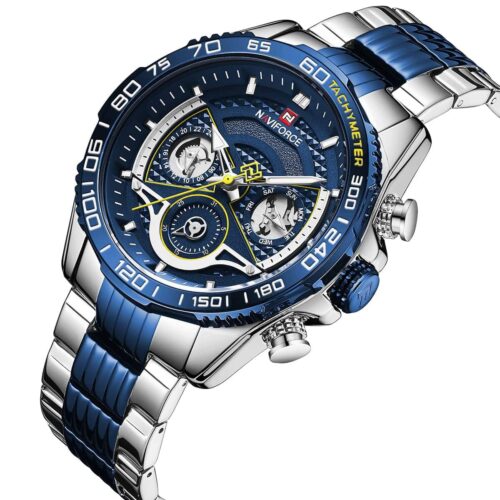 ساعة نافي فورس رجالي NF9185-S-BE