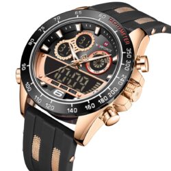 ساعة نافي فورس رجالي NF9188T-RG-B-B