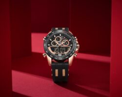 ساعة نافي فورس رجالي NF9188T-RG-B-B