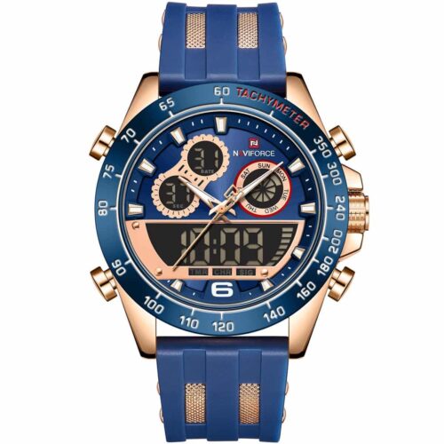 ساعة نافي فورس رجالي NF9188T-RG-BE-BE