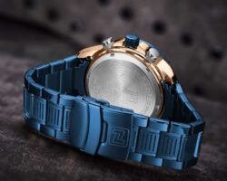 ساعة نافي فورس رجالي NF9189-RG-BE