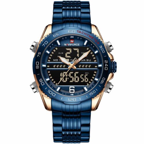 ساعة نافي فورس رجالي NF9195S-RG-BE-BE