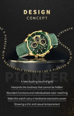 ساعة نافي فورس رجالي NF9197L-G-GN-GN