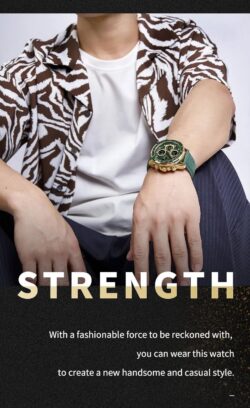 ساعة نافي فورس رجالي NF9197L-G-GN-GN