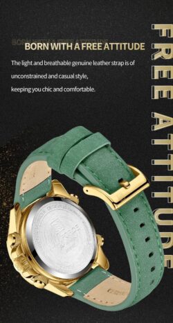 ساعة نافي فورس رجالي NF9197L-G-GN-GN