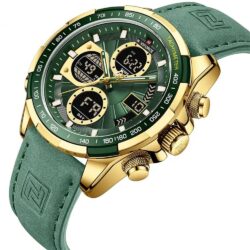 ساعة نافي فورس رجالي NF9197L-G-GN-GN