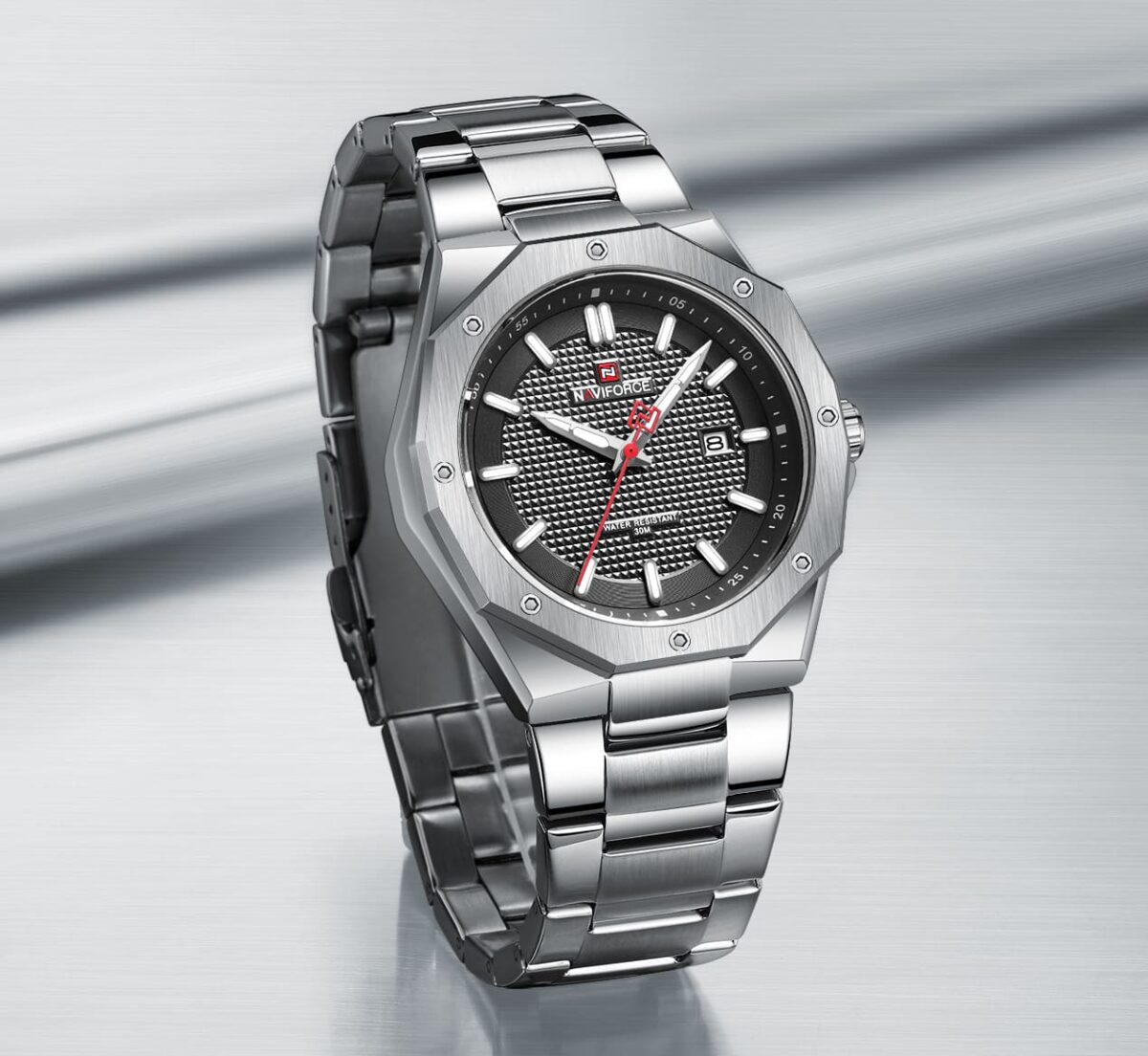ساعة نافي فورس رجالي NF9200S-S-B