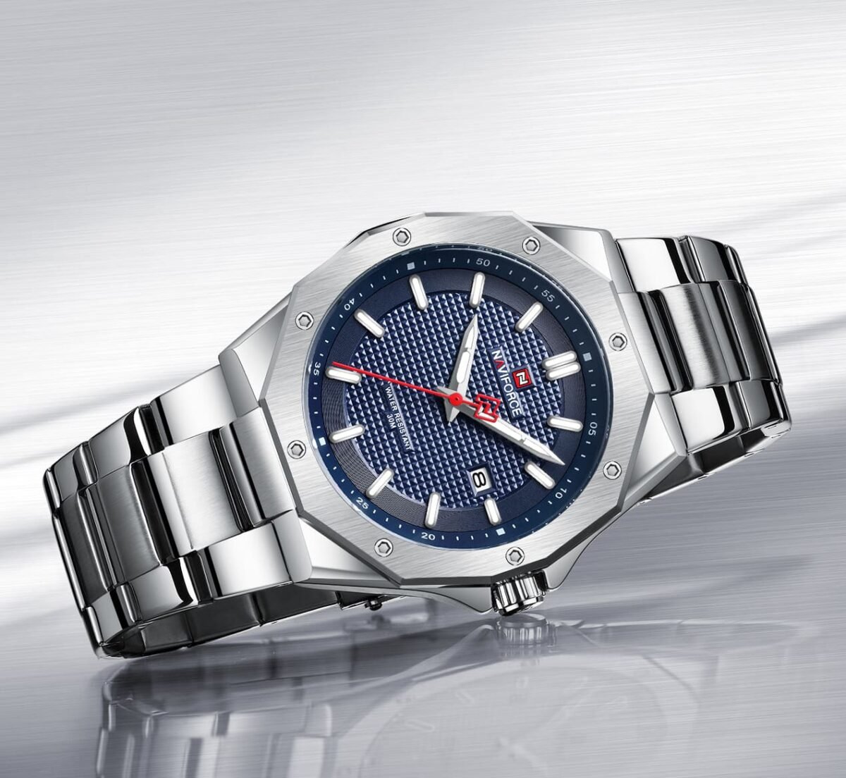 ساعة نافي فورس رجالي NF9200S-S-BE
