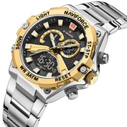 ساعة نافي فورس رجالي NF9207-S-G-B