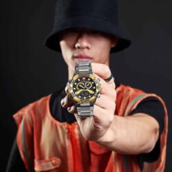 ساعة نافي فورس رجالي NF9207-S-G-B