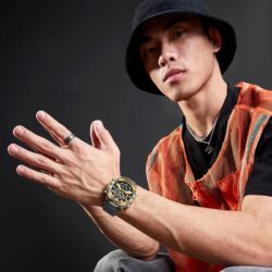 ساعة نافي فورس رجالي NF9207-S-G-B