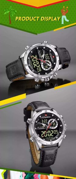 ساعة نافي فورس رجالي NF9208-S-B-B