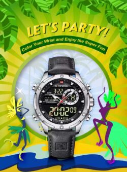 ساعة نافي فورس رجالي NF9208-S-B-B