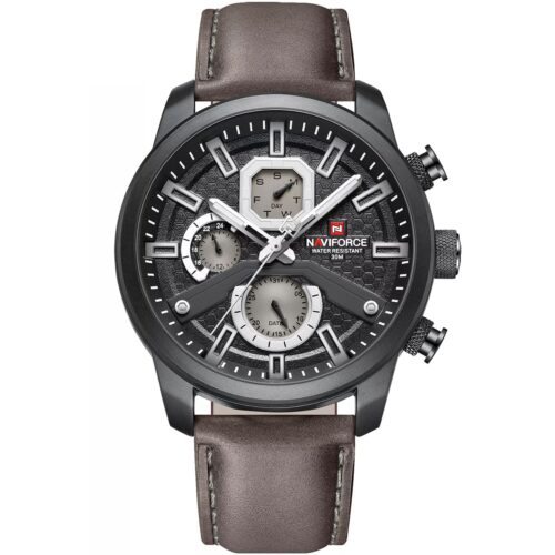 ساعة نافي فورس رجالي NF9211L-B-B-GY