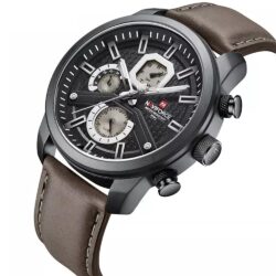 ساعة نافي فورس رجالي NF9211L-B-B-GY