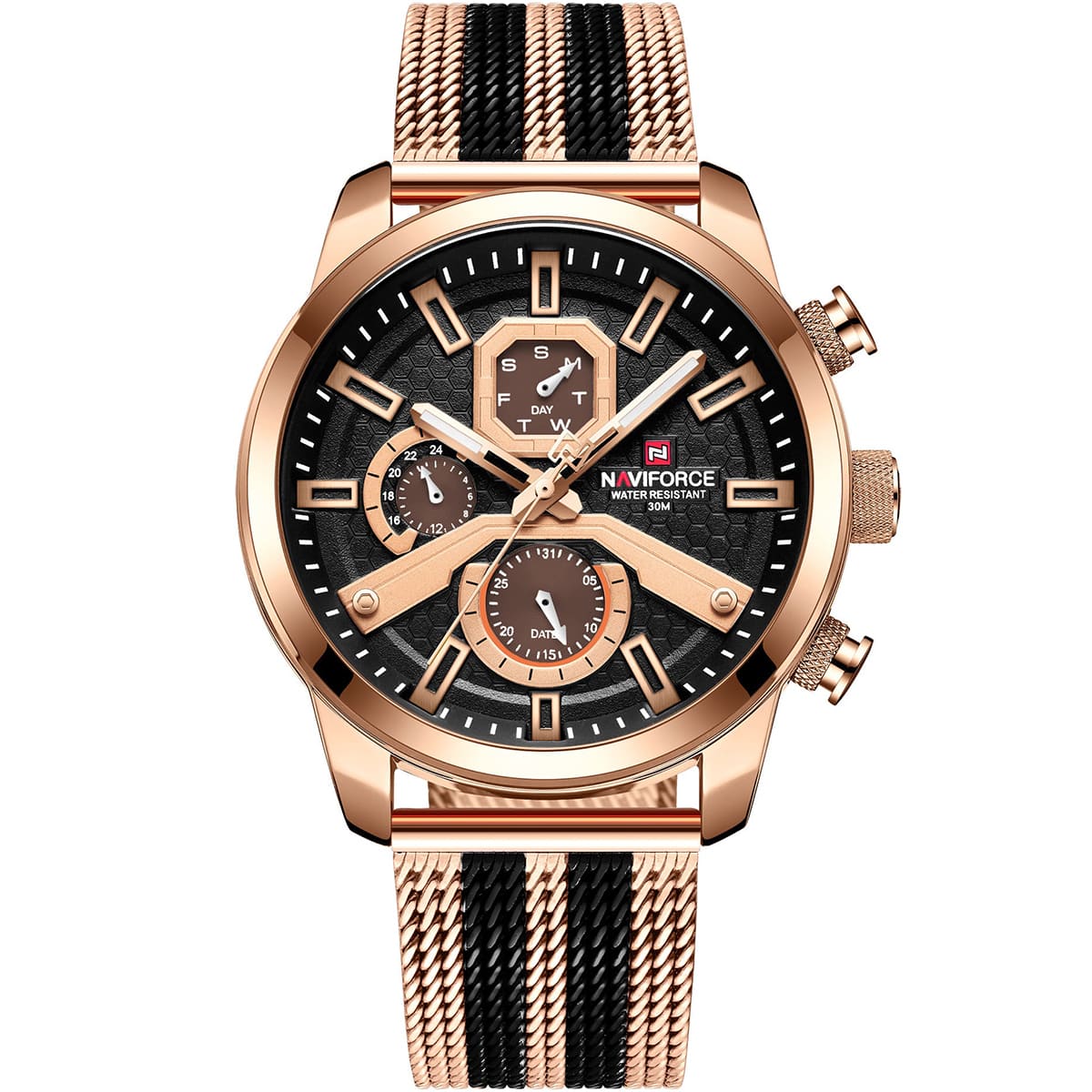 ساعة نافي فورس رجالي NF9211S-RG-B 1 ساعة نافي فورس رجالي NF9211S-RG-B