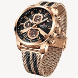 ساعة نافي فورس رجالي NF9211S-RG-B