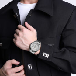 ساعة نافي فورس للرجال NF9212-S-W