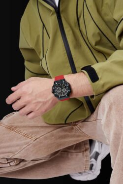 ساعة نافي فورس رجالي NF9216T-B-B-R