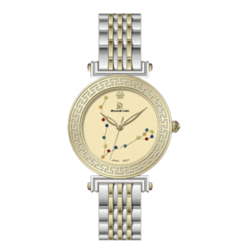 DASH ACTION WATCH-WOMEN-STAINLESS STEEL-GOLD AND SILVER D1942.1-TGS