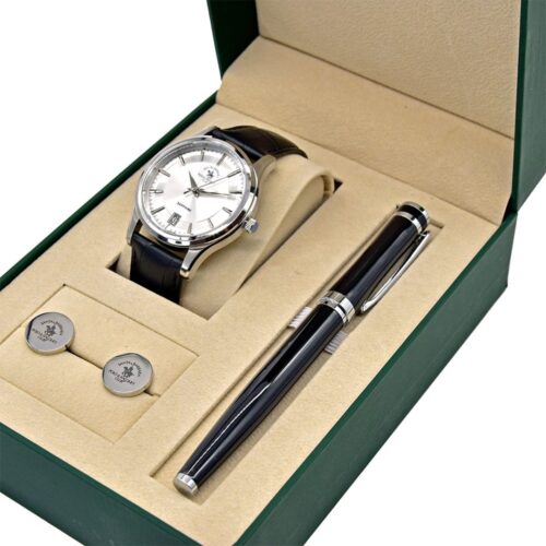 SANTA BARBARA MEN’S LEATHER WATCH  SB.1.10507-1