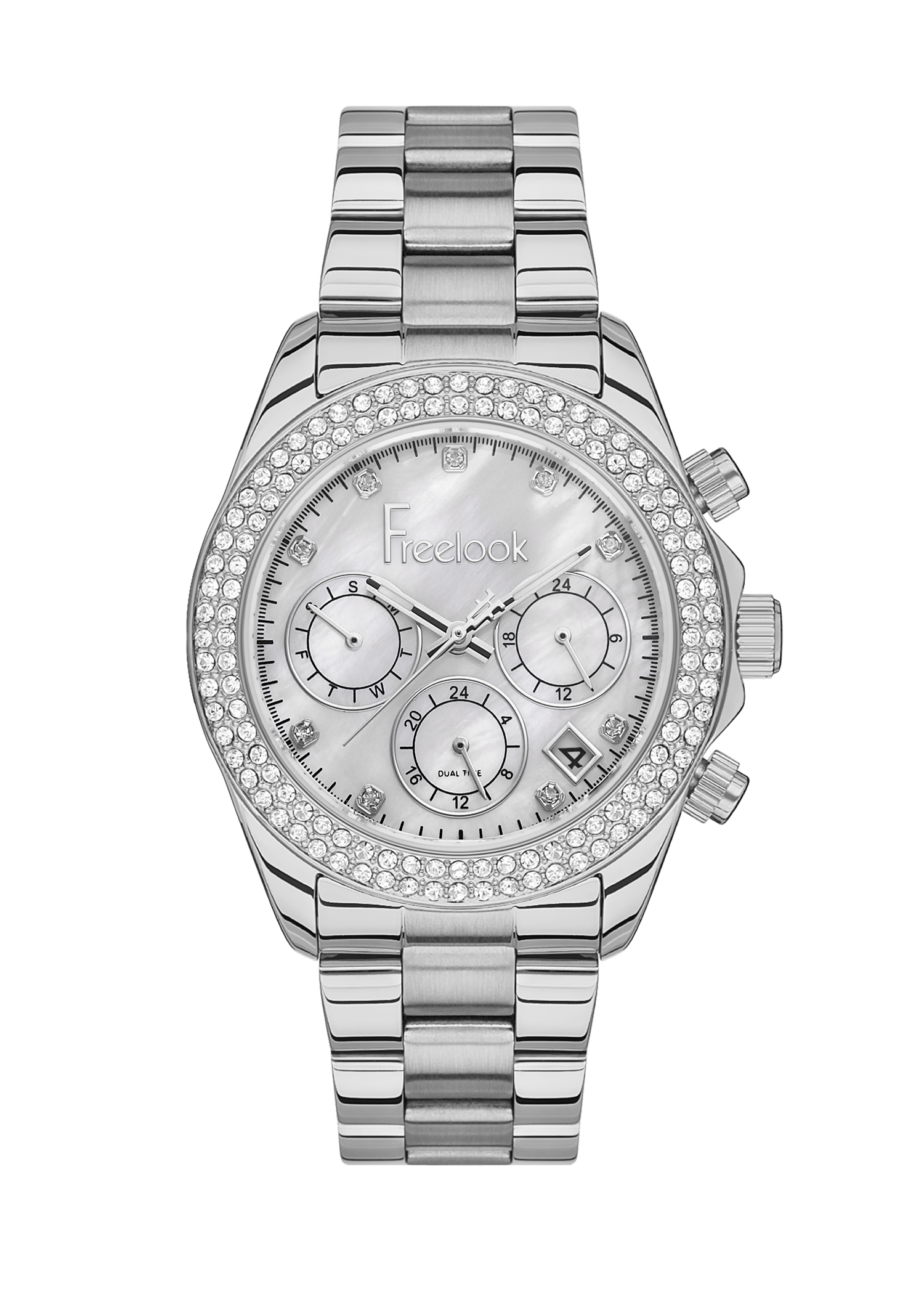 FREELOOK CHARMANT WOMENS STAINLESS STEEL STRAP WATCH – FL.1.10408-1