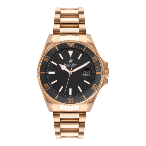 BEVERLY HILLS POLO CLUB Men’s Multi Function Black Dial Watch – BP3125X.450